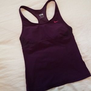 NIKE purple athletic tank, sz M